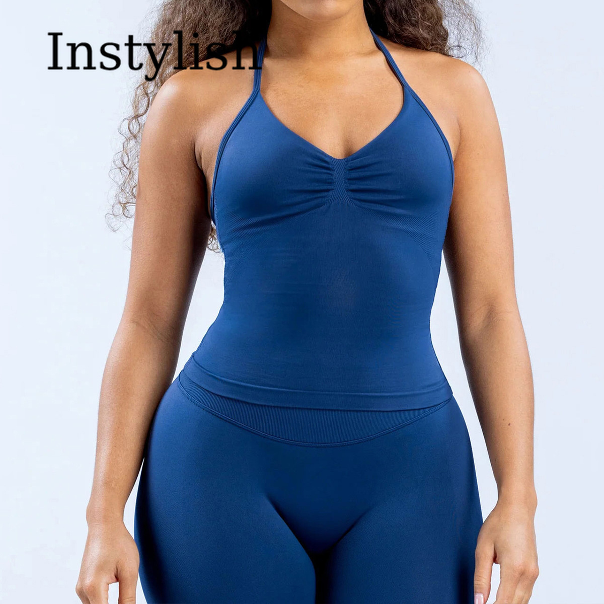 Ensemble de yoga sans couture  - V Neck Cami Top avis et prix