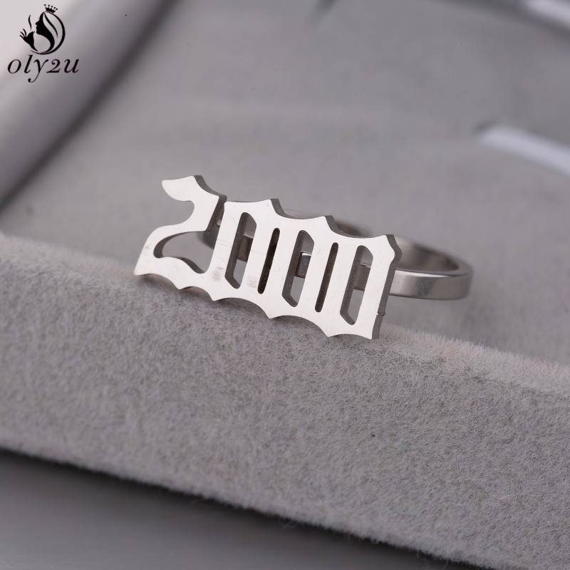 Oly2u – bagues personnalisées  - Women'S Fashion Year 2000 avis et prix