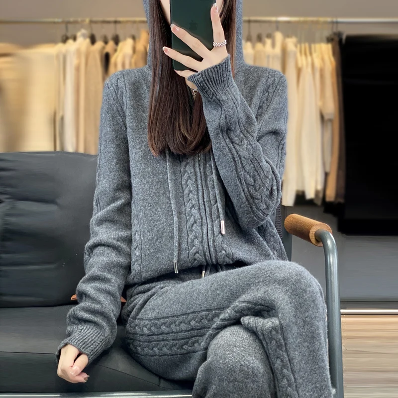 Ensemble 2 pièces pour femme e - Women'S Fashion Zip Hoodie avis et prix