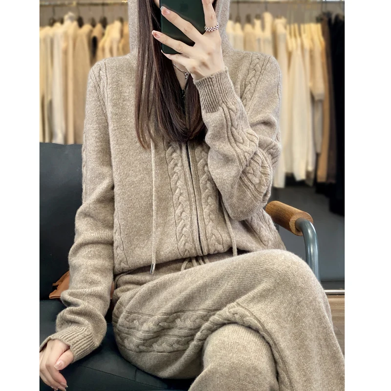 Ensemble 2 pièces pour femme e - Women'S Fashion Zip Hoodie avis et prix