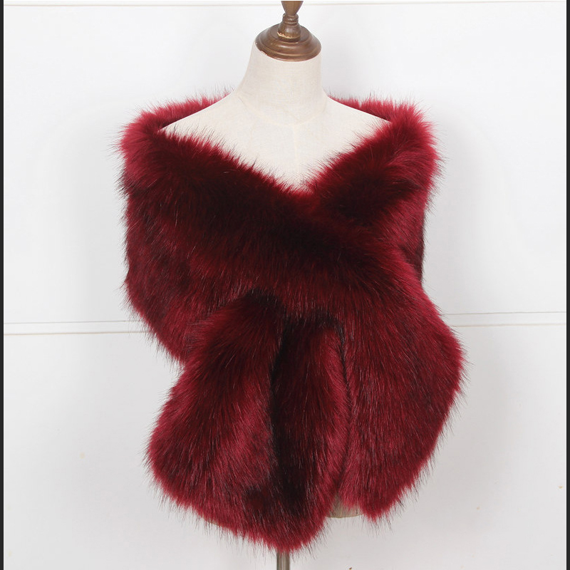 Fausse fourrure de renard pour - Women'S Fashion Poncho avis et prix