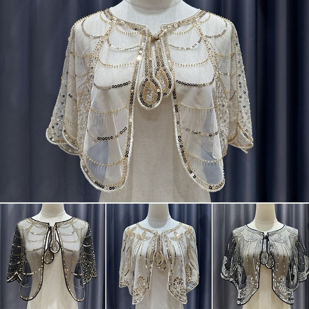 Élégant châle brodé de sequins - Women'S Fashion In The 1920S avis et prix